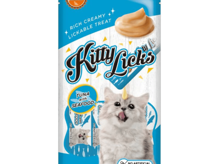 Kitty Licks Tuna Seafood Cat Treats Sale