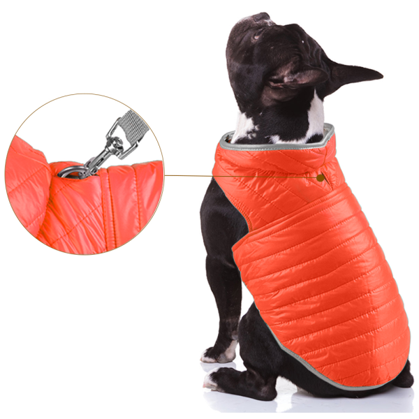 Talking Dog Club Double Trouble Reversible Jackets for Dogs (Orange Brown) Online Hot Sale