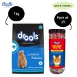 Drools Ocean Fish Adult Cat Dry Food and Real Chicken Creamy Cat Treats Combo Online Sale