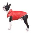 Talking Dog Club Double Trouble Reversible Jackets for Dogs (Red Sliver) Fashion