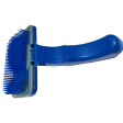 Chullbull Soft Slicker Brush for Dogs (Blue) Online now