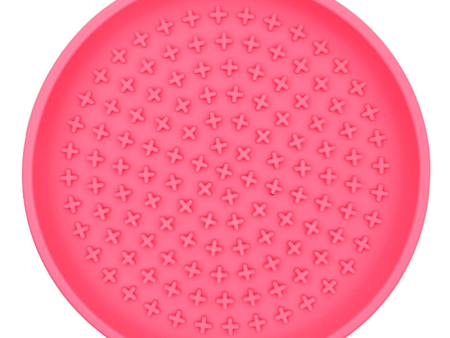 Talking Dog Club Lickables Licking Bowls for Dogs and Cats (Pink) For Cheap