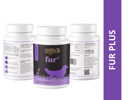 Venttura Fur Plus Chewable Skin & Coat Supplement Tablets for Dogs Sale