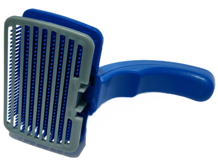 Chullbull Soft Slicker Brush for Dogs (Blue) Online now