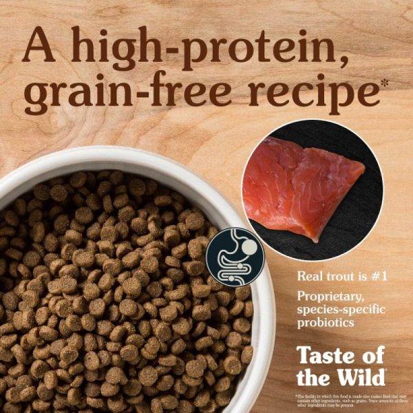 Taste of the Wild Canyon River Feline Recipe with Trout & Smoked Salmon Cat Dry Food | Grain Free Formula (Limited Shelf Life) Sale