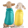 Talking Dog Club Double Trouble Reversible Jackets for Dogs (Blue Yellow) For Cheap