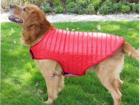 Talking Dog Club Double Trouble Reversible Jackets for Dogs (Red Sliver) Fashion