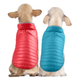 Talking Dog Club Double Trouble Reversible Jackets for Dogs (Red Blue) Fashion