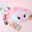 Wholesale Unicorn Cartoon Plush Shoulder Bag Crossbody Bag Chest Bag Waist Bag For Cheap