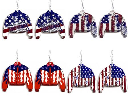 Wholesale Independence Day Acrylic Earrings For Sale