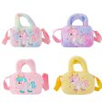 Wholesale Cartoon Unicorn Portable Plush Square Shoulder Bag Supply