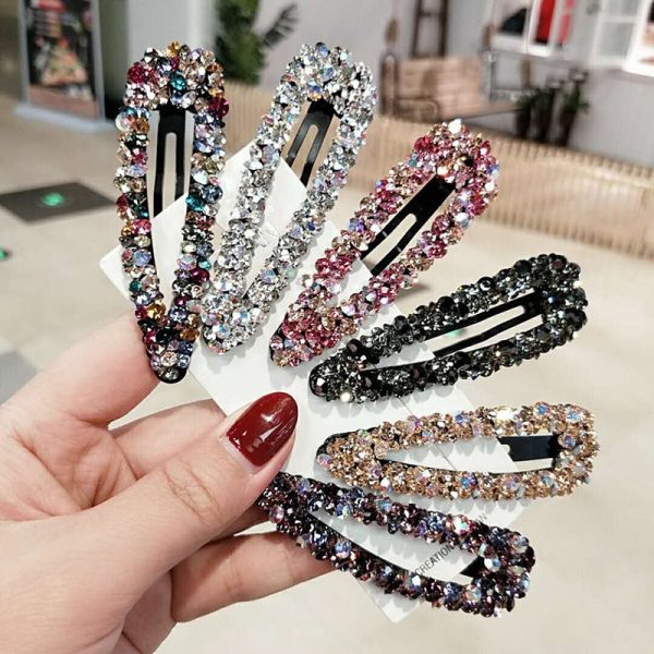 Wholesale Rhinestone Color Diamond Hollow Hairpin Online Hot Sale