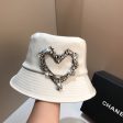 Wholesale Black Love Fisherman Hat Basin Hat Fashion