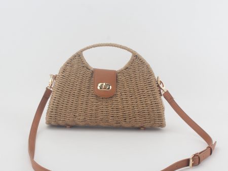 Wholesale Bamboo and Rattan Woven Bag Portable Large Capacity Crossbody Bag Tote Bag Cheap