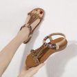 Wholesale Women s Elastic Band Lightweight PU Sandals Hot on Sale