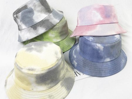 Wholesale Tie Dye Reversible Sun Visor Versatile Fisherman Hat For Sale