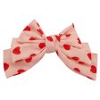 Wholesale Bow Ponytail Love Polka Dot Spring Clip Cheap