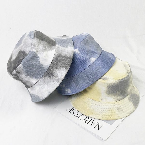 Wholesale Tie Dye Reversible Sun Visor Versatile Fisherman Hat For Sale