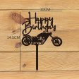 Wholesale 10PCS PACK Father s Day Happy Acrylic Cake Card Decoration Hot on Sale