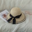 Wholesale Big Bow Seaside Holiday Straw Hats Beach Hats Foldable Hats Discount