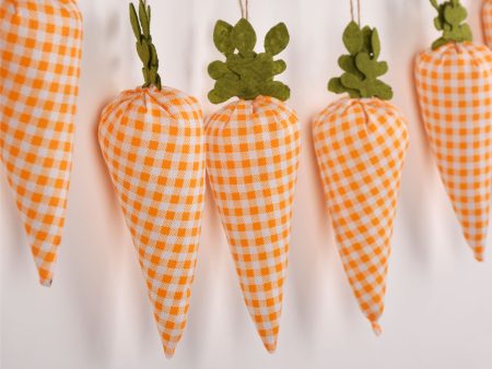 Wholesale Easter Fabric Carrot Decoration Online Hot Sale