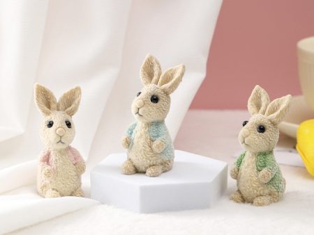 Wholesale Cartoon Rabbit Resin Ornaments Discount