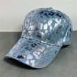 Wholesale Blue Leopard Print Sun Protection Hard Top Baseball Sale