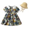 Wholesale Children s Cotton Countryside Style Floral Dresses Cheap