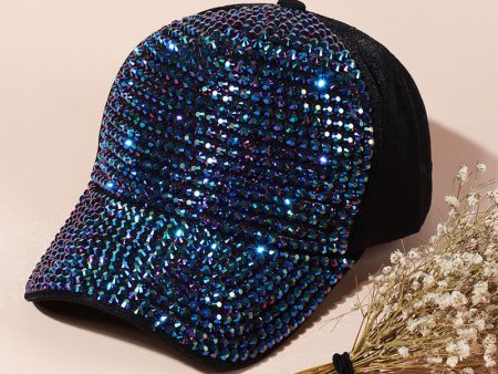 Wholesale Cotton Baseball Caps with Diamond Decorations For Discount