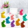 Wholesale Easter Rabbit Foam Colored Flocking Rabbit Fashion