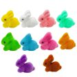 Wholesale Easter Rabbit Foam Colored Flocking Rabbit Fashion