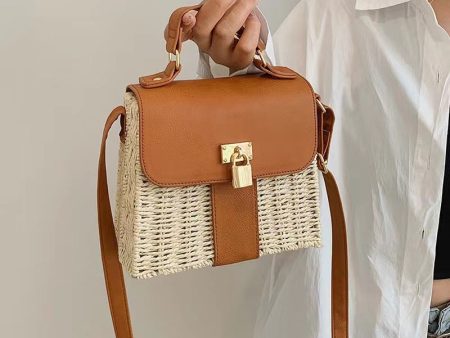 Wholesale Straw Crossbody Bag Versatile Small Square Handbag Fashion