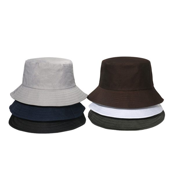 Wholesale Basin Hat Sun Protection Sun Hat Solid Color Light Plate Polyester Cotton Fisherman Hat Discount