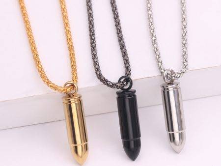 Wholesale Bullet Openable Alloy Necklace For Discount