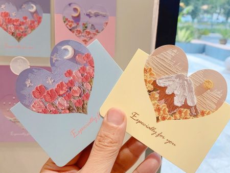 Wholesale of 10pcs pack Mother s Day Love Paper Greeting Cards on Sale