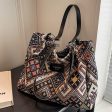 Wholesale Ethnic Style Large Capacity Canvas Shoulder Bags Online