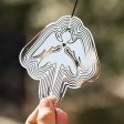 Wholesale 3D Angel Fairy Stainless Steel Rotating Wind Chime For Discount