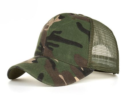 Wholesale Camouflage Mesh Breathable Sunshade Outdoor Baseball Cap on Sale