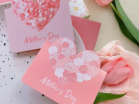 Wholesale of 10pcs pack Mother s Day Love Flowers Paper Greeting Cards Sale