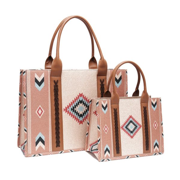 Wholesale Aztec Cotton and Hemp Printed Western Women s One Shoulder Handheld Crossbody Bag Online Hot Sale