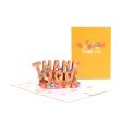 Wholesale Mother s Day Paper Letter Three-dimensional Greeting Cards 3D Hot Stamping Ornaments on Sale