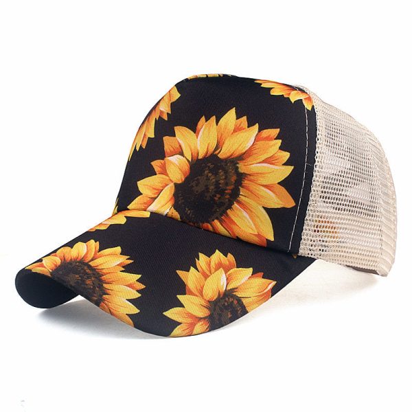 Wholesale Cotton Cross Horsetail Embroidery Patch Baseball Cap Hot on Sale