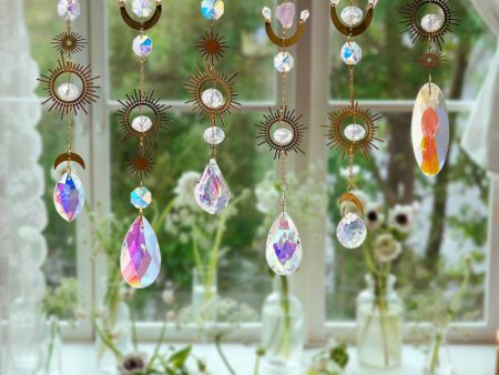 Wholesale Crystal Sun Catcher Golden Sun Pendant Lighting Pendant Hot on Sale