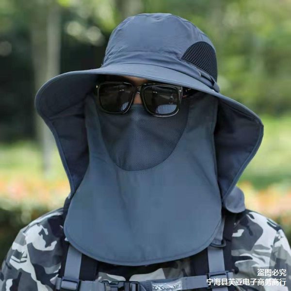 Wholesale Anti-UV and Waterproof Travel Face-covering Neck Cap for Men Discount