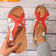 Wholesale Bow Summer Versatile Comfortable Loophole Roman Shoes on Sale