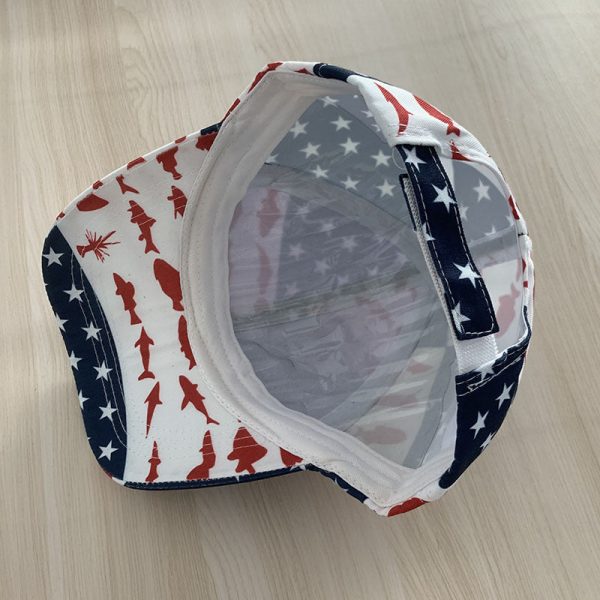 Wholesale American Flag Stars and Stripes Printed Baseball Cap Online Hot Sale