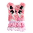 Wholesale Cartoon Cute Cat Pink Skirt Plush Notebook Online now