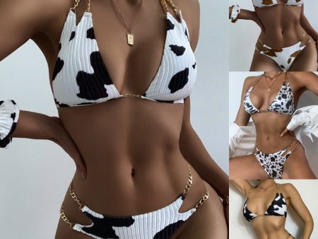 Wholesale Cow Print Bikini Tankini Swimsuit Online Hot Sale