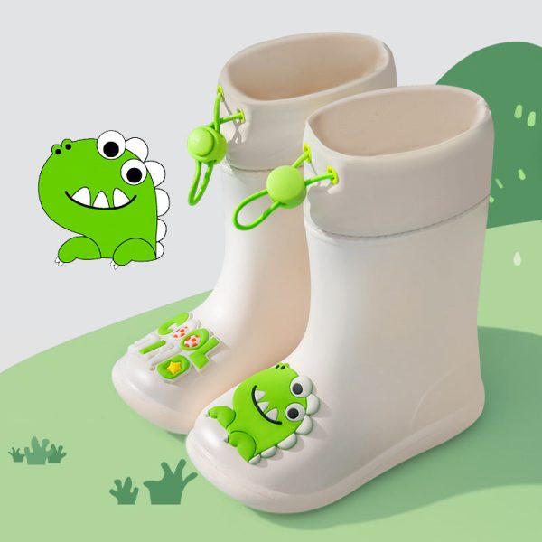 Wholesale of Children s Mid Tube Buckle EVA Rain Boots Supply