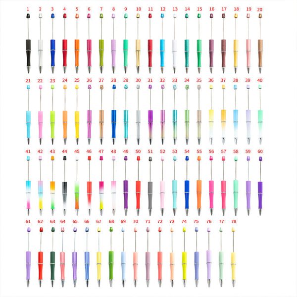 Wholesale 1000pcs Beadable Pens DIY for Beaded Plastic Pen Online Sale